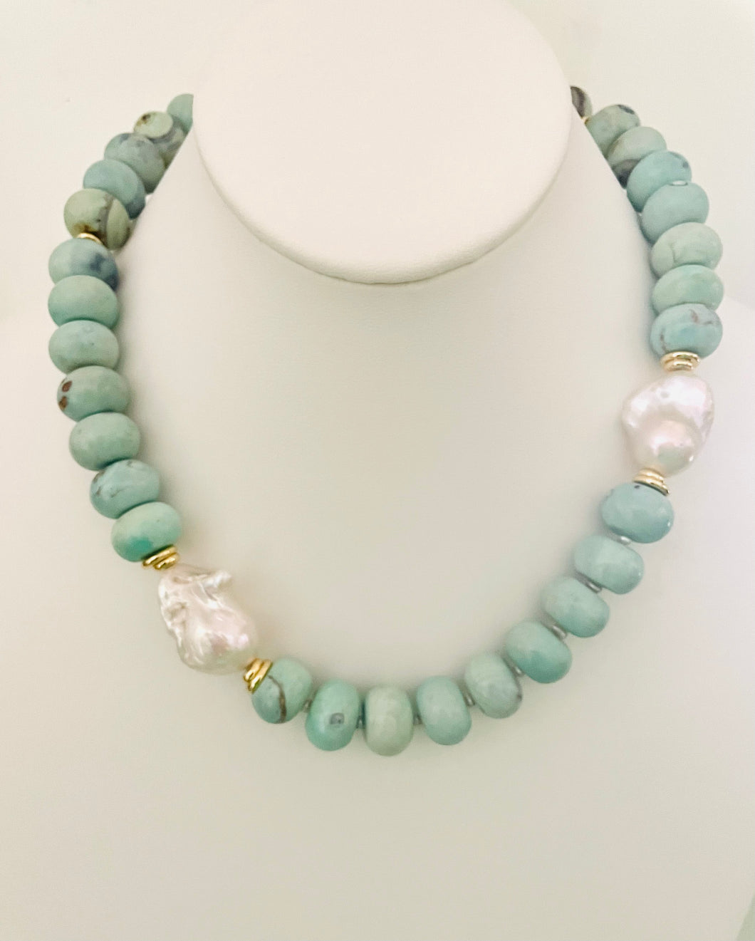 N685 Beaded Pearl Necklace